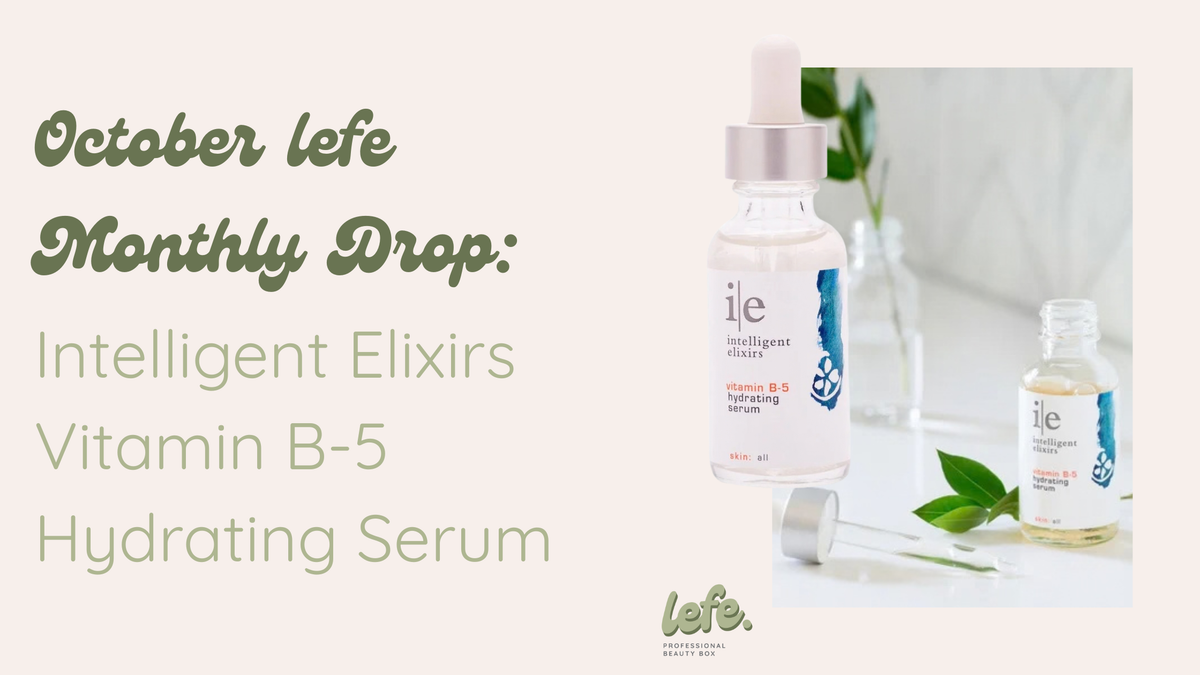 October lefe Drop: Intelligent Elixirs Vitamin B-5 Hydrating Serum